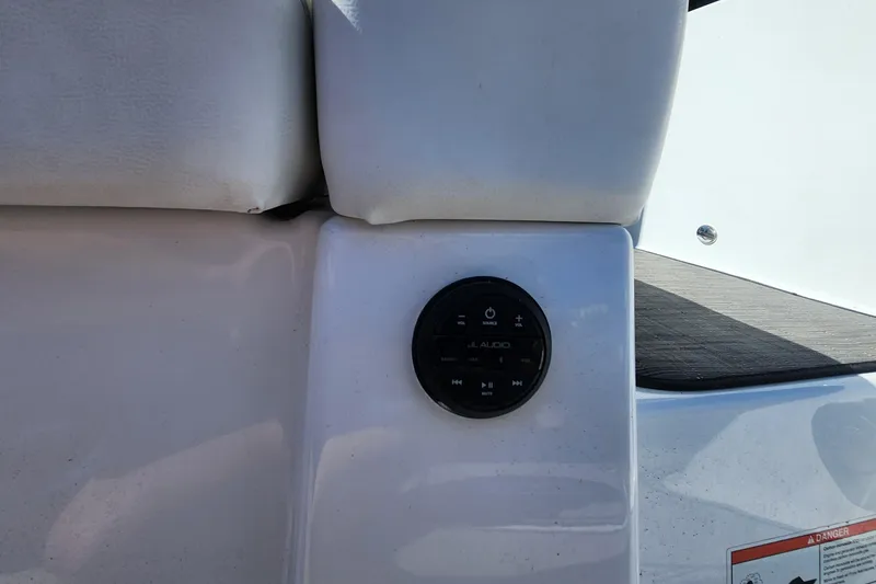 Slide: The Image of 2023 Four Winns HD8 OB boat with JL Audio control panel. - 75