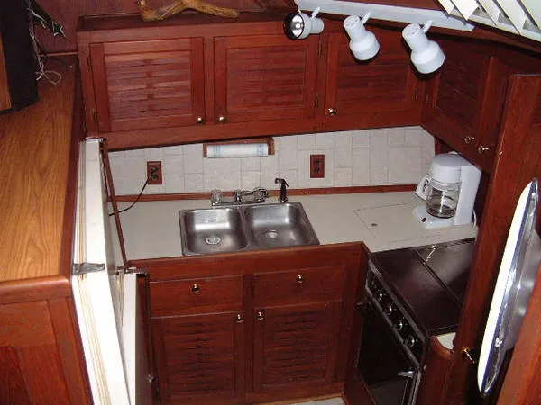 Slide: The Image of Burns Craft Aft Cabin 1987 - 3
