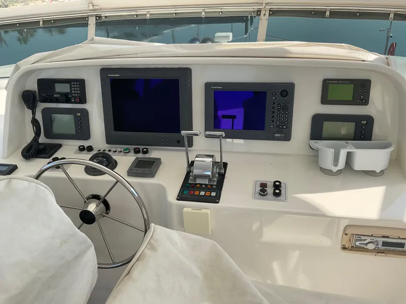 Slide: The Image of FLYBRIDGE HELM - 45