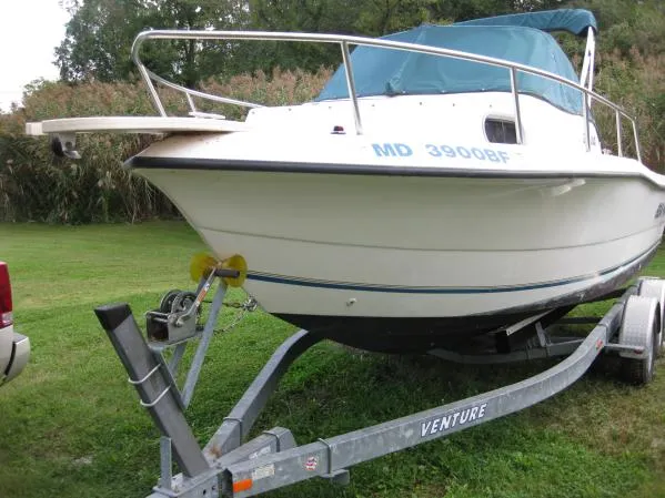 Slide: The Image of Sea Pro Walk Around with Trailer 1998 - 1