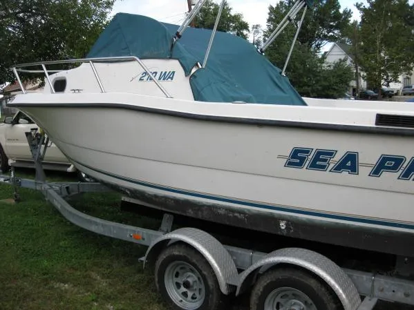 Slide: The Image of Sea Pro Walk Around with Trailer 1998 - 3