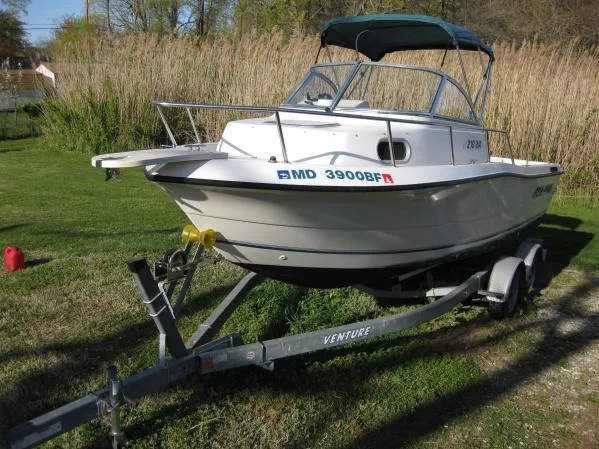 Slide: The Image of Sea Pro Walk Around with Trailer 1998 - 8