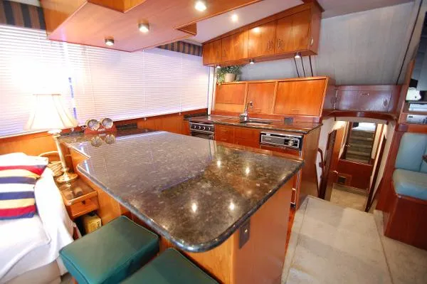 Slide: The Image of Ocean Yachts Super Sport Low Profile Galley 1986 - 3