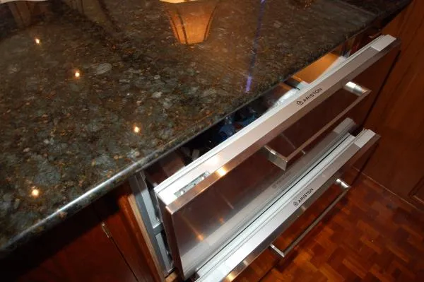 Slide: The Image of Ocean Yachts Super Sport Low Profile Galley 1986 - 6