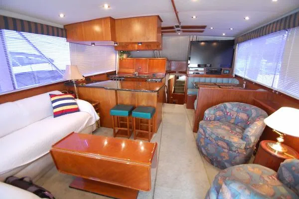 Slide: The Image of Ocean Yachts Super Sport Low Profile Galley 1986 - 7