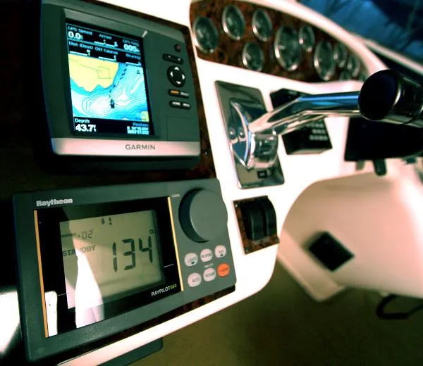 Slide: The Image of Sea Ray 370 Aft Cabin 1998 - 7