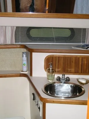 Slide: The Image of Carver Yachts 380 Aft Cabin 1988 - 2