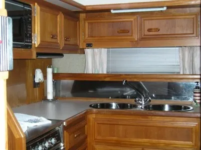 Slide: The Image of Carver Yachts 380 Aft Cabin 1988 - 4