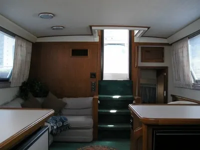Slide: The Image of Carver Yachts 380 Aft Cabin 1988 - 7
