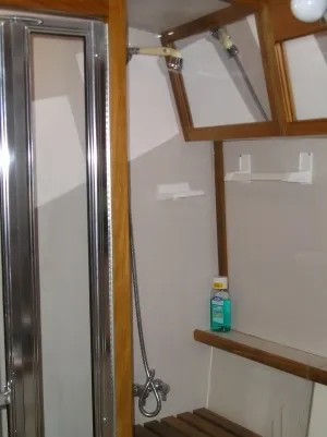 Slide: The Image of Carver Yachts 380 Aft Cabin 1988 - 9