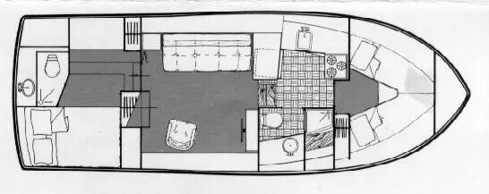 Slide: The Image of Carver Yachts 3207 AFT CABIN MOTOR YACHT 1983 - 7