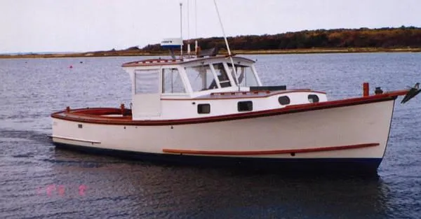 Slide: The Image of Jarvis Newman Lobster yacht 1972 - 0