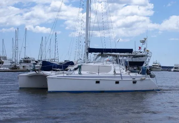 Slide: The Image of Manta 40 Sail Catamaran 1998 - 0