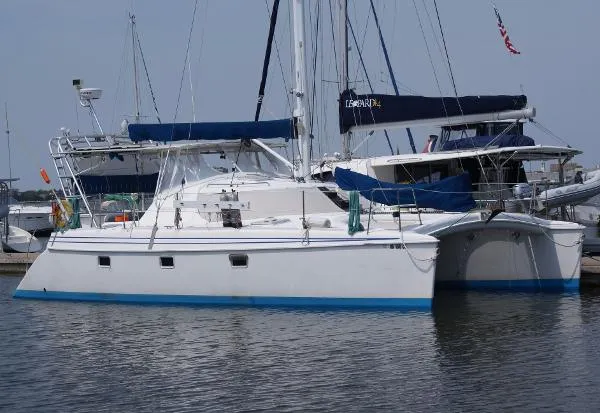 Slide: The Image of Manta 40 Sail Catamaran 1998 - 1