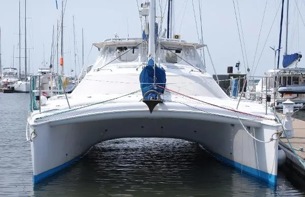 Slide: The Image of Manta 40 Sail Catamaran 1998 - 3