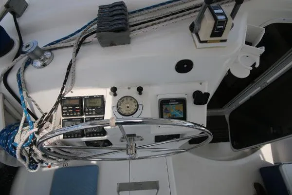 Slide: The Image of Manta 40 Sail Catamaran 1998 - 7