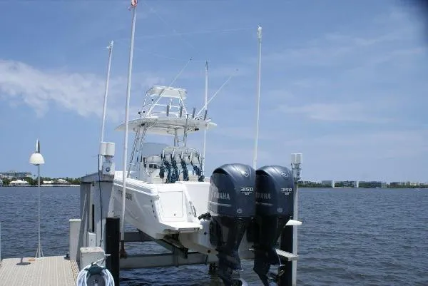 Slide: The Image of Intrepid 323 with 2013 Yamaha 350's 2008 - 1