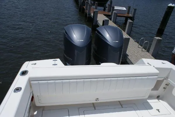 Slide: The Image of Intrepid 323 with 2013 Yamaha 350's 2008 - 10