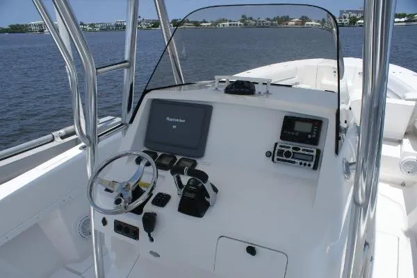 Slide: The Image of Intrepid 323 with 2013 Yamaha 350's 2008 - 11