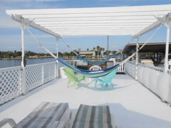 Slide: The Image of Florida Homemade Boat Houseboat 1971 - 1