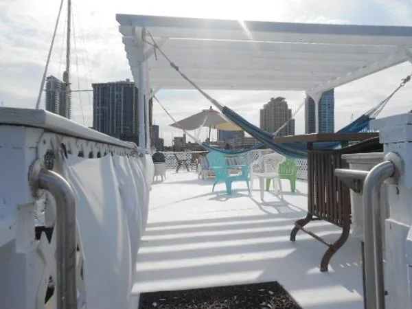 Slide: The Image of Florida Homemade Boat Houseboat 1971 - 3