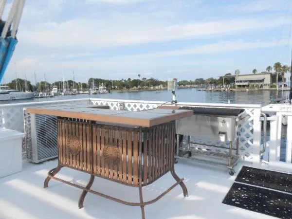 Slide: The Image of Florida Homemade Boat Houseboat 1971 - 5