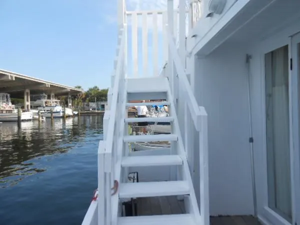 Slide: The Image of Florida Homemade Boat Houseboat 1971 - 6