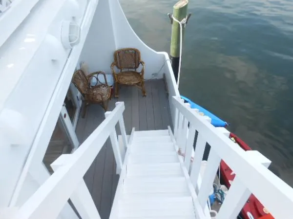 Slide: The Image of Florida Homemade Boat Houseboat 1971 - 7