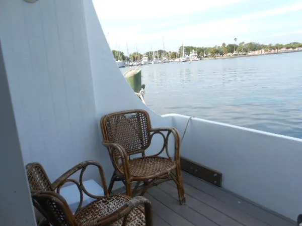 Slide: The Image of Florida Homemade Boat Houseboat 1971 - 8