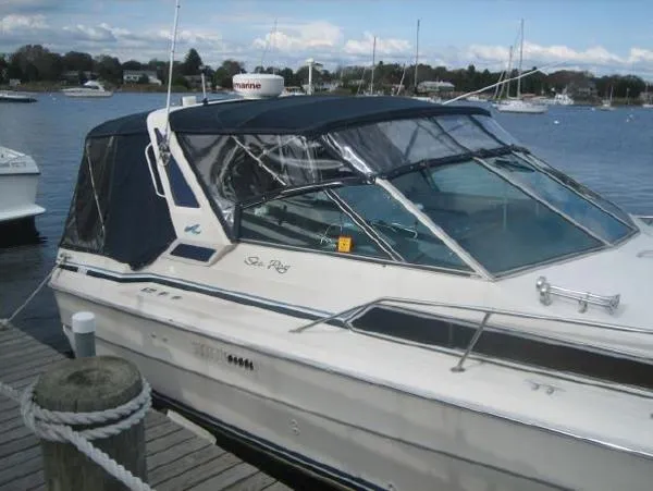 Slide: The Image of Sea Ray Express Cruiser 1988 - 1