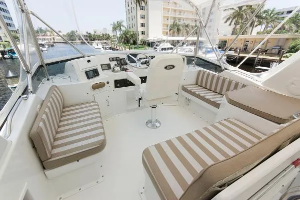 Slide: The Image of Hatteras 42 Cockpit Motor Yacht 1997 - 5