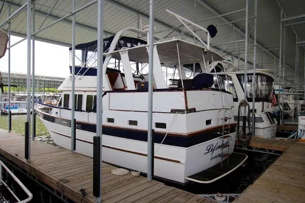 Slide: The Image of Marine Trader Sun Deck Trawler 1984 - 1