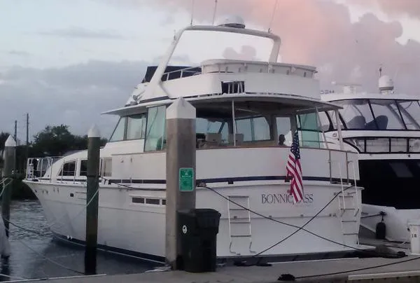Slide: The Image of Bertram 58 Flybridge Motor Yacht 1981 - 0
