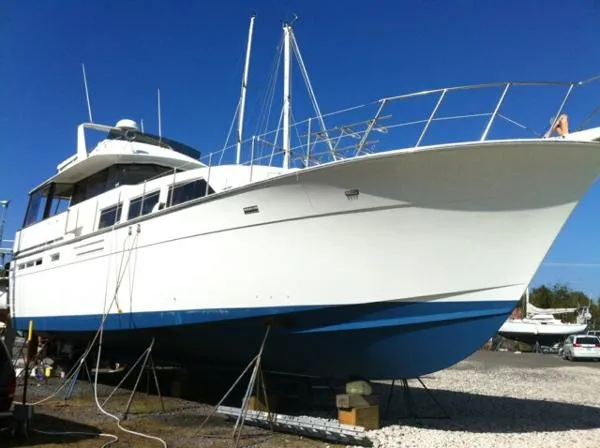 Slide: The Image of Bertram 58 Flybridge Motor Yacht 1981 - 2