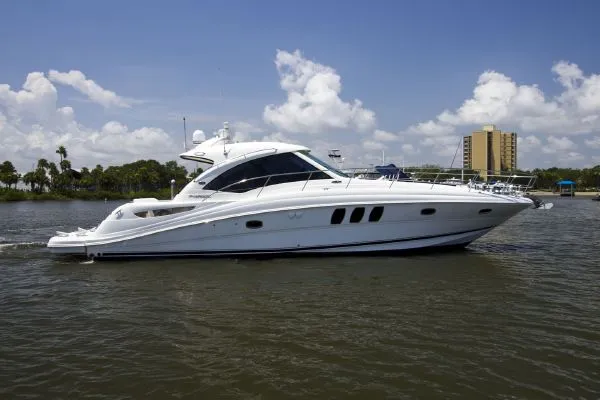 Slide: The Image of Sea Ray 500 Sundancer Pod drive 2010 - 4
