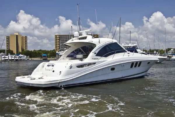 Slide: The Image of Sea Ray 500 Sundancer Pod drive 2010 - 5