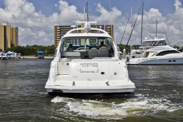 Slide: The Image of Sea Ray 500 Sundancer Pod drive 2010 - 6