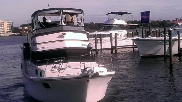 Slide: The Image of Carver Yachts 36 aft cabin 1988 - 2