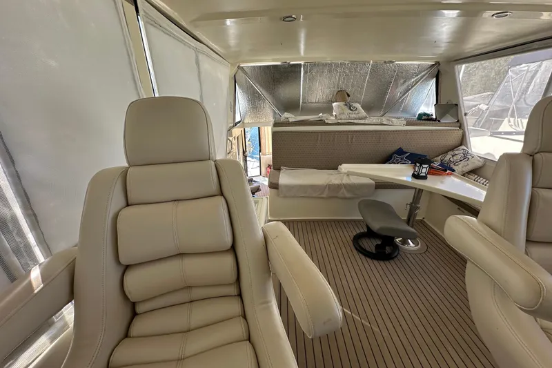 Slide: The Image of Luxurious interior of 2006 Novatec Islander 55 yacht with plush seating and modern design. - 47