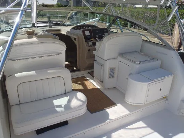 Slide: The Image of Sea Ray Express Cruiser W/Marlin Tower 1999 - 11