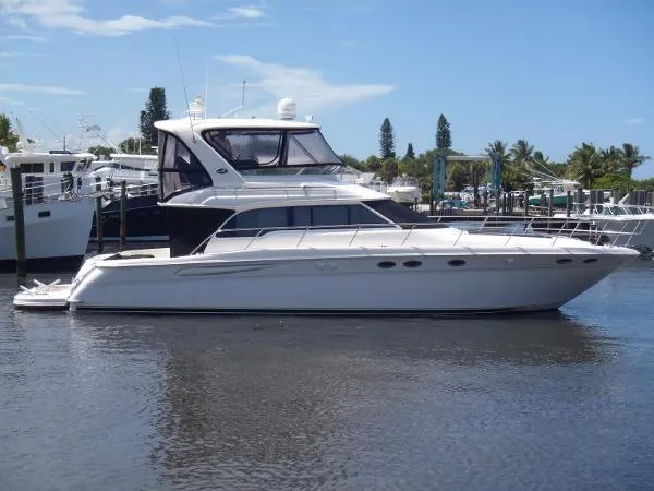 Slide: The Image of Sea Ray 480 Sedan W/Low Hr Cummins 2002 - 0