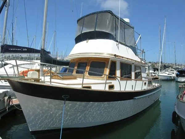 Slide: The Image of CHB Trawler 34 Aft Cabin 1978 - 0