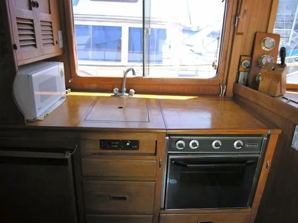 Slide: The Image of CHB Trawler 34 Aft Cabin 1978 - 4
