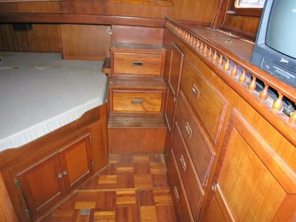 Slide: The Image of CHB Trawler 34 Aft Cabin 1978 - 8