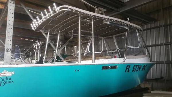 Slide: The Image of Delta Boats open fisherman 1978 - 0