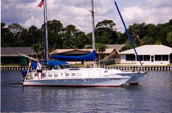 Slide: The Image of Corinthian Trimaran 1968 - 0