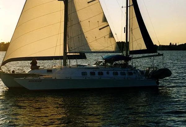 Slide: The Image of Corinthian Trimaran 1968 - 1
