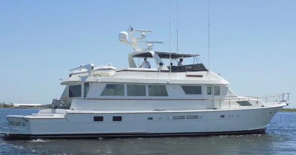 Slide: The Image of Hatteras 74 Cockpit Motor Yacht 1990 - 0