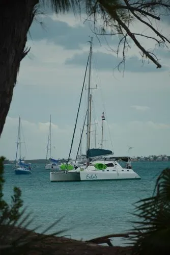 Slide: The Image of Island Spirit 37 Catamaran 1999 - 0
