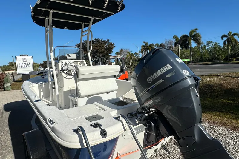 Slide: The Image of 2014 Nautistar 1810 CC boat with Yamaha engine at Naples Marina. - 3